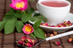 rose tea