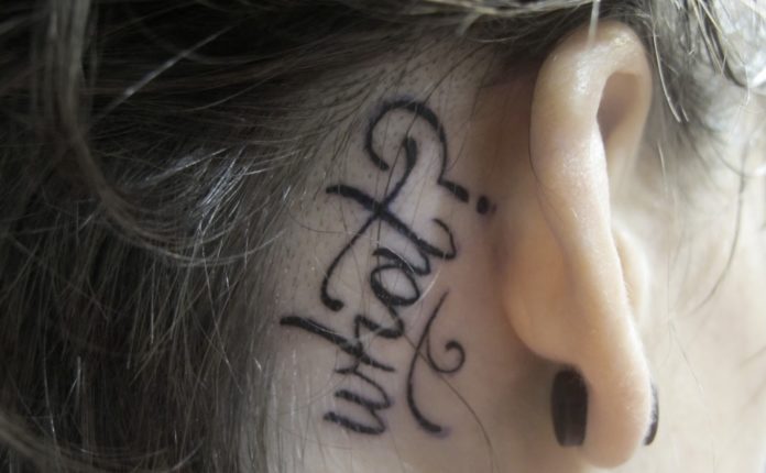 Word tattoos