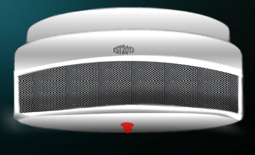 A Smoke detector alarm