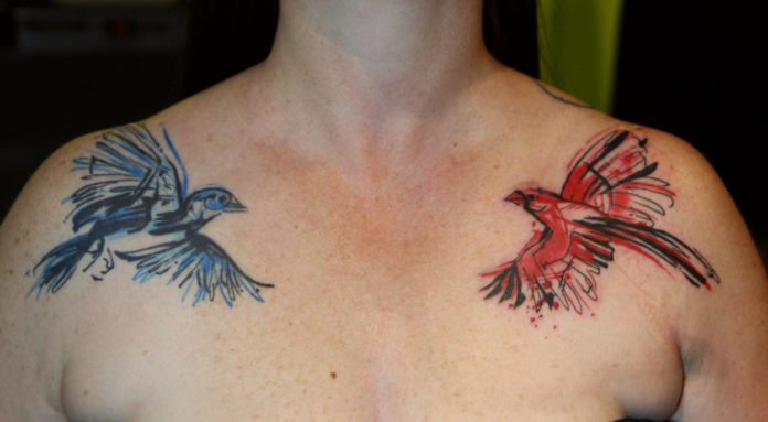 free bird tattoo