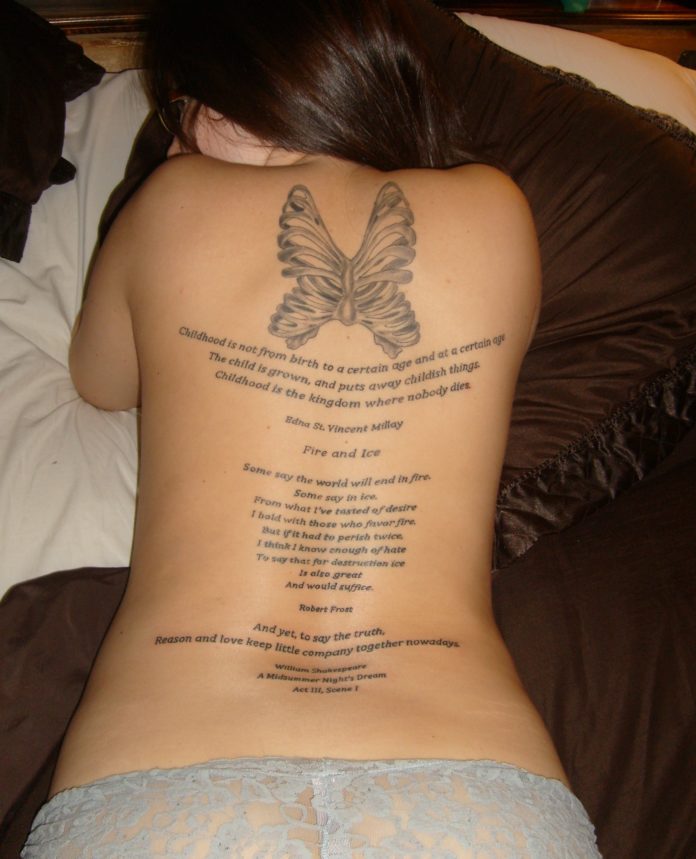 back tattoos for women