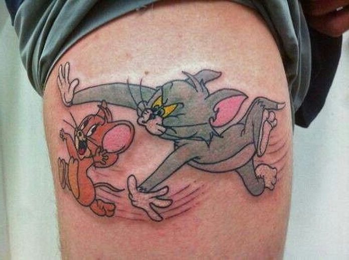 cartoon tattoos