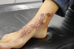 ankle tattoos for women
