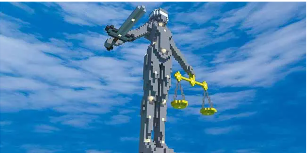 Minecraft Courthouse Statue