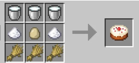 Cake Minecraft recipes ideas