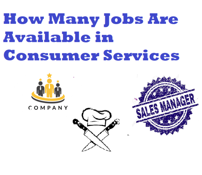 how many jobs are available in consumer services