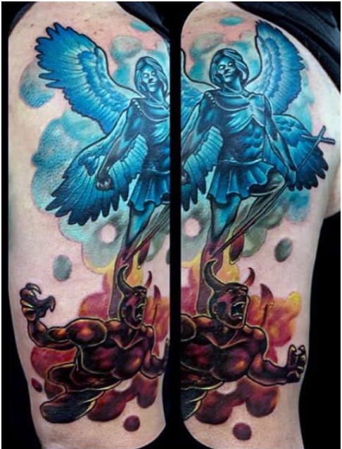 tattoo of st michael 