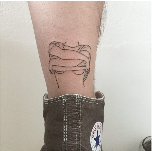naked women tattoo