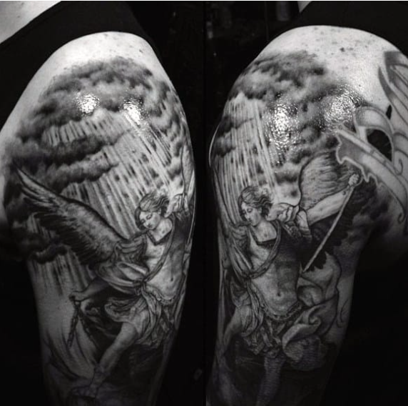 tattoo of st michael 