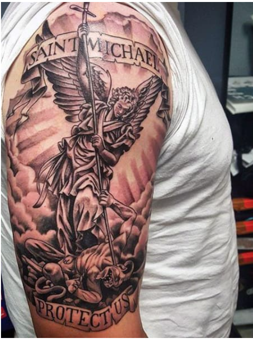 tattoo of st michael 