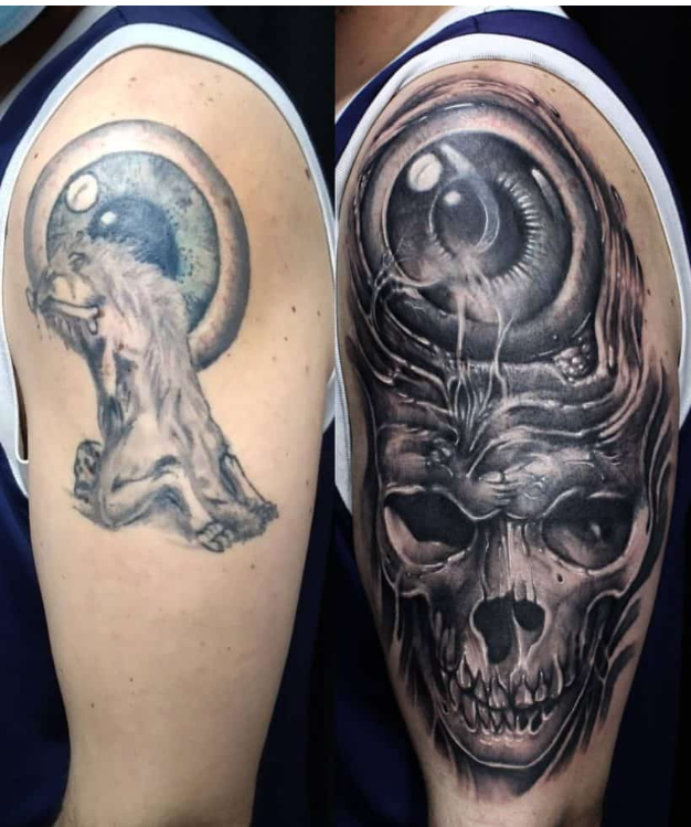  female dark cover up tattoos 