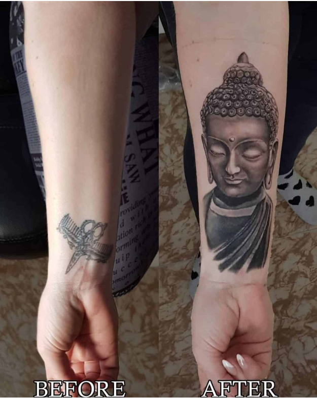  female dark cover up tattoos 