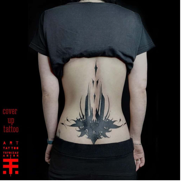  female dark cover up tattoos 