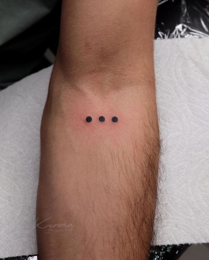 three dots tattoo