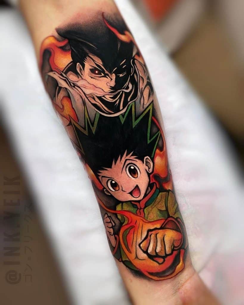  Phantom Troupe Manga Tattoo idea