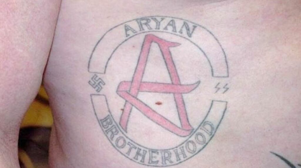 Aryan Brotherhood Gang Tattoo