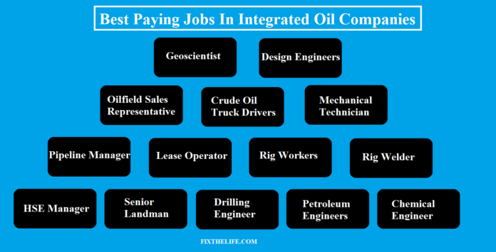 is integrated oil companies a good career path: best paying jobs in integrated oil companies