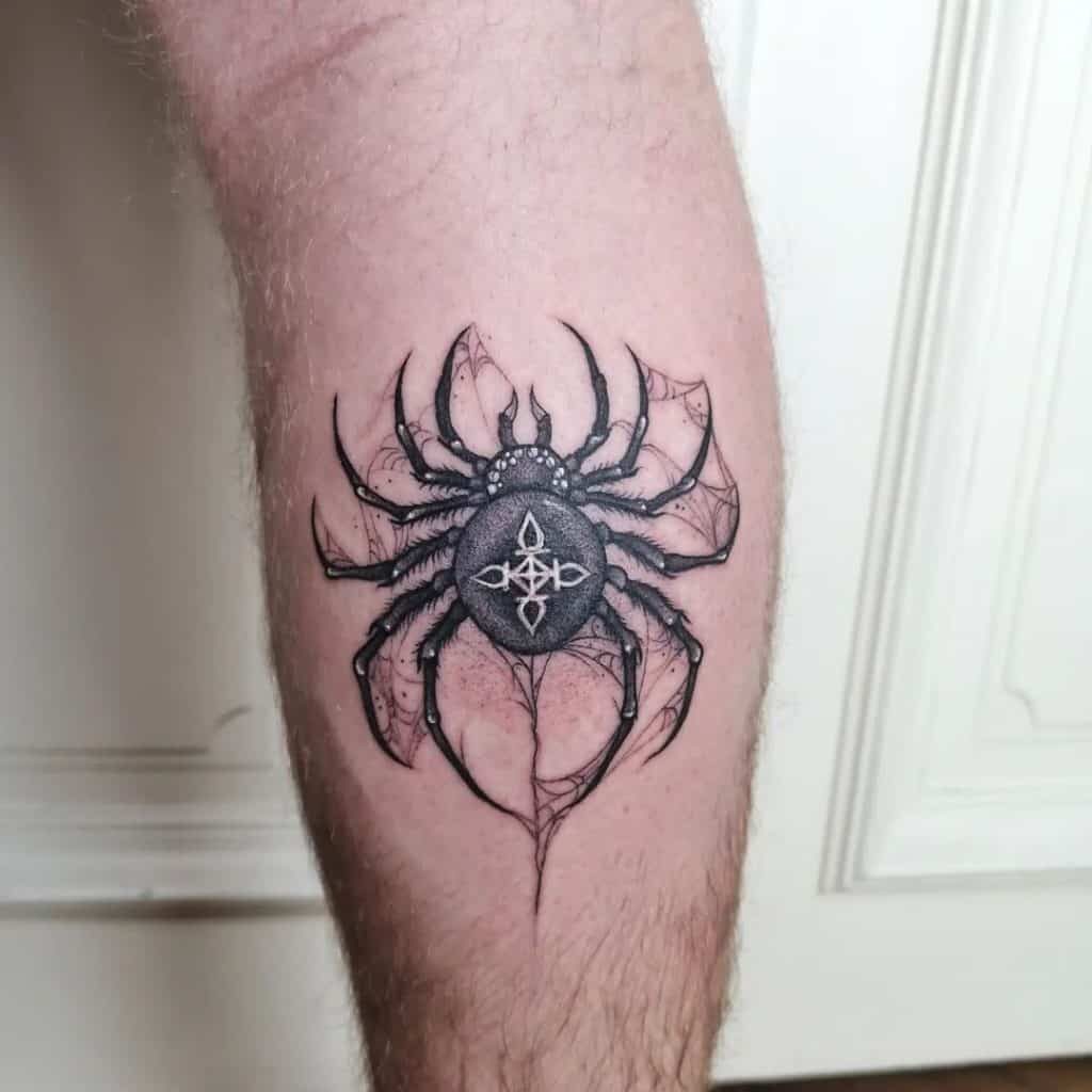 Black Spider Tattoo