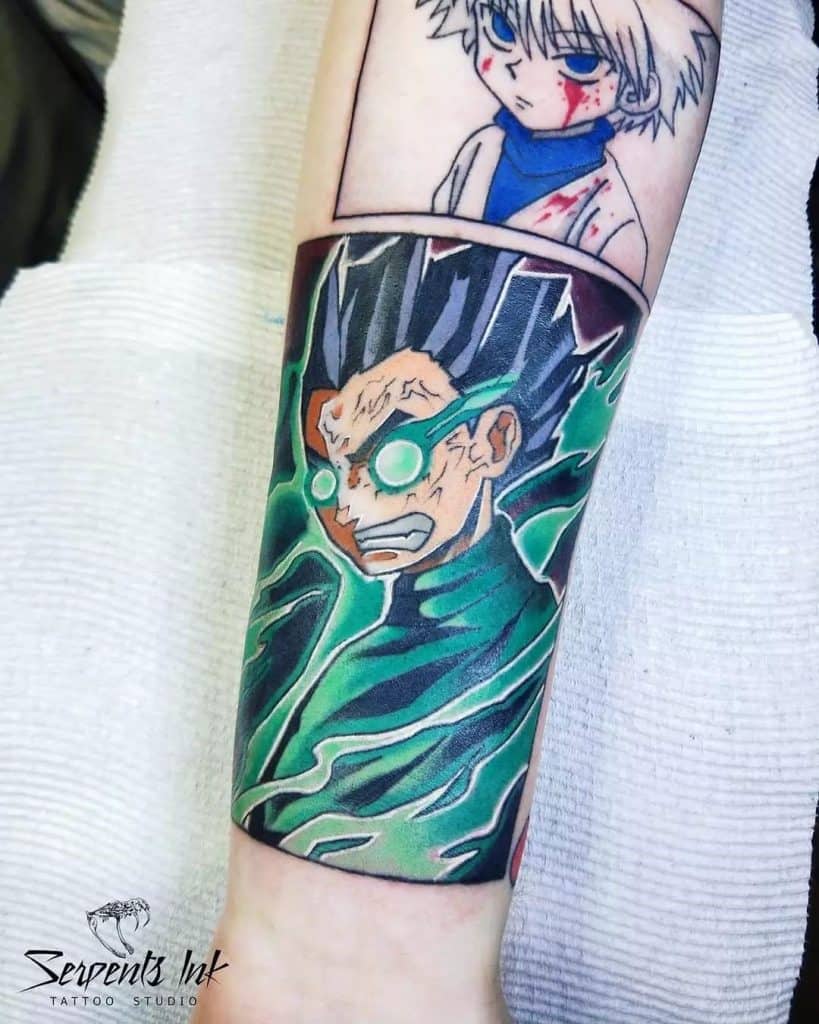 Anime-Inspired Phantom Troupe Tattoo