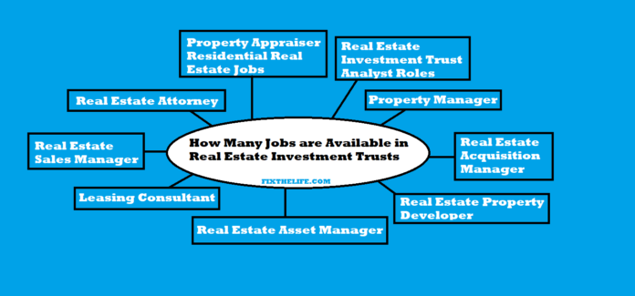 how many jobs are available in real estate investment trusts