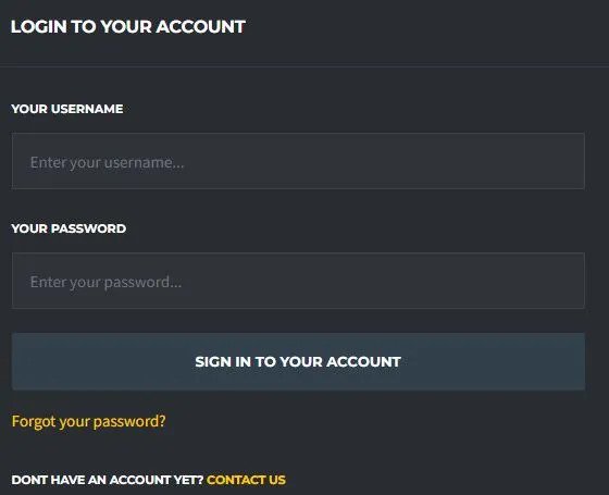 MBC 2030 Login Page