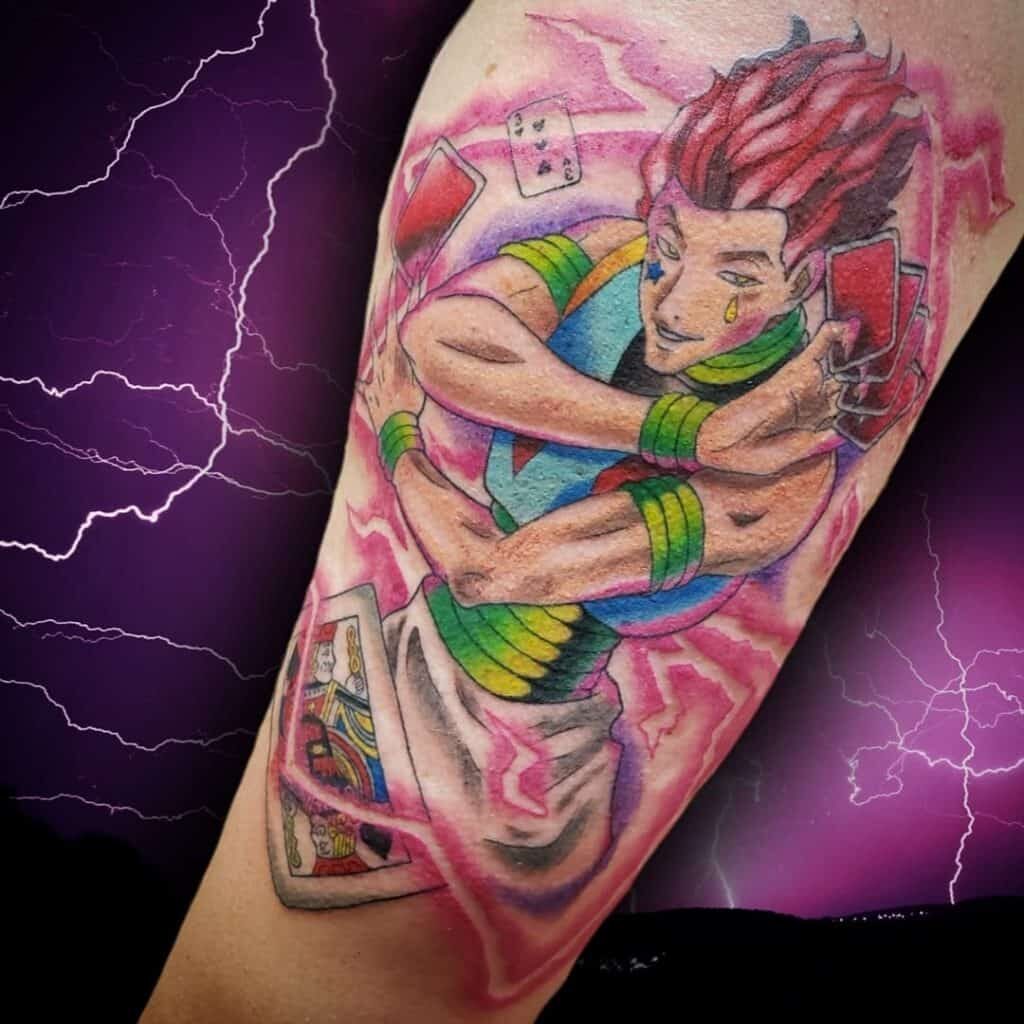 Colorful Phantom Troupe Tattoo