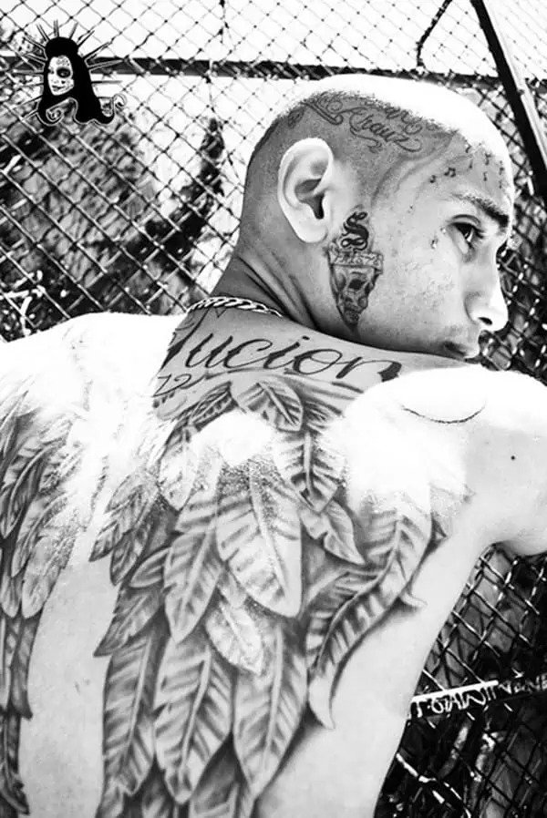 gang tattoos for back