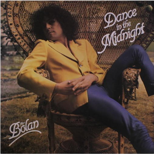 Stunning peacock chair on the cover of the album Dance in the Midnight