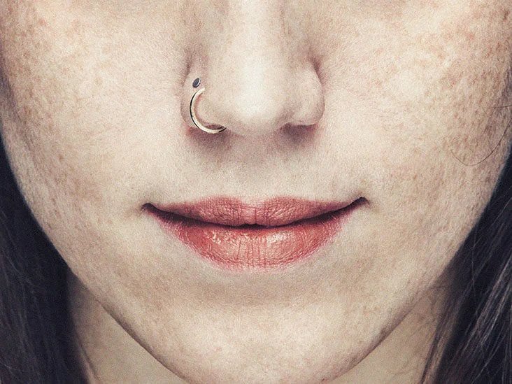single nose piercing 