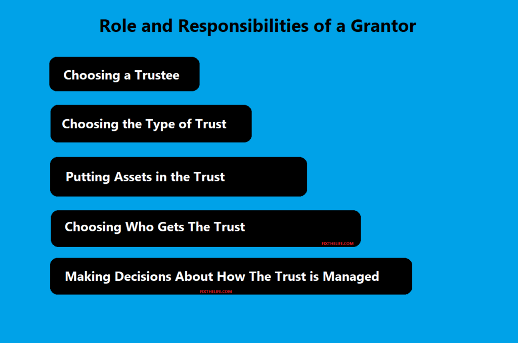 Role and Responsibilities of a Grantor