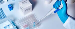 coronavirus test lab