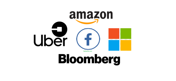 facebook microsoft uber amazon openstreetmapdickinsonbloomberg