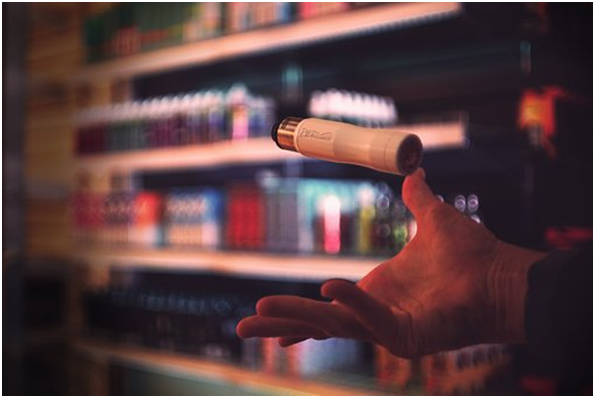 catching a vape liquid