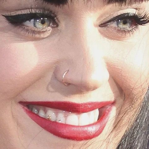 katy perry nose piercing