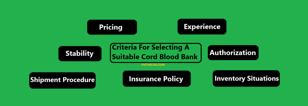 Criteria For Selecting A Suitable Cord Blood Bank