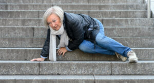 Senior-woman-falling-down