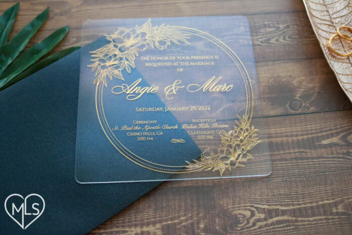 Clear Wedding Invitations
