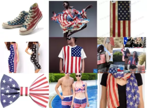 Patriotic Color fashion wear accessories