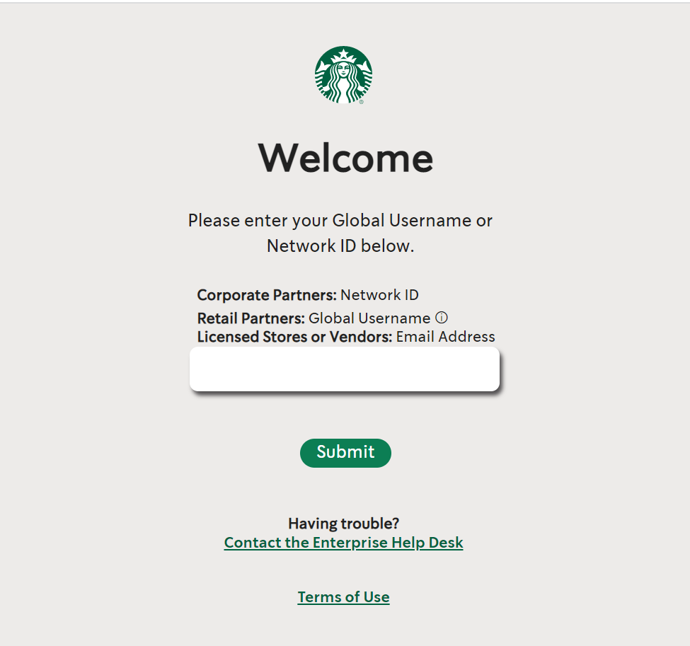 Starbucks Partner Hours login