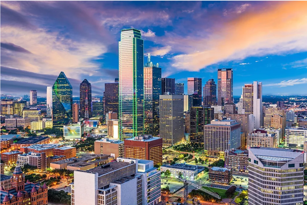 Dallas offers tons of Skylines to live in Texas
