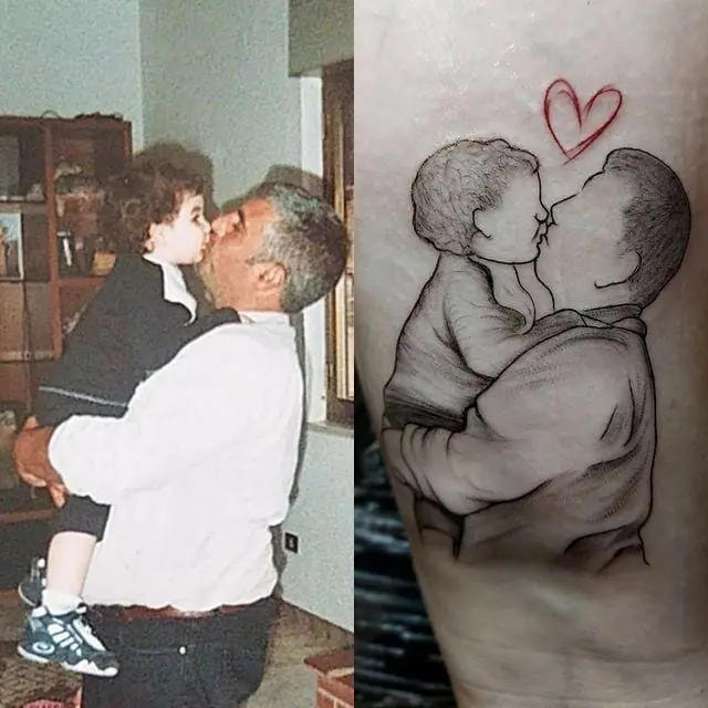 Memorial Dad Tattoo Ideas