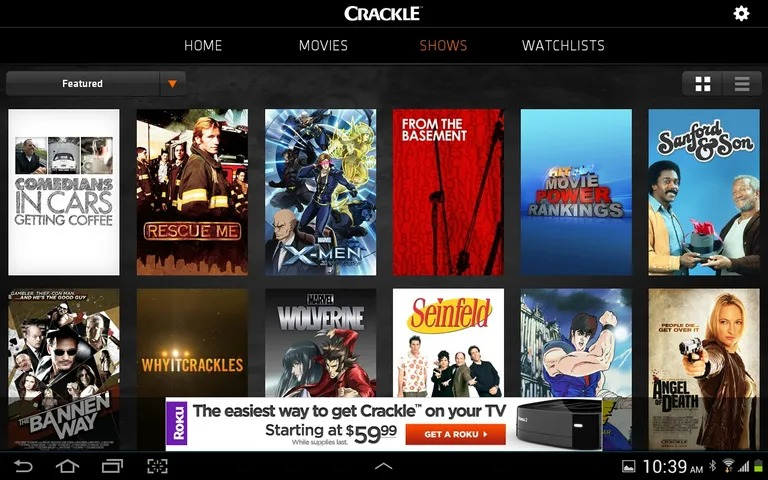 crackle is a Site like flixhq