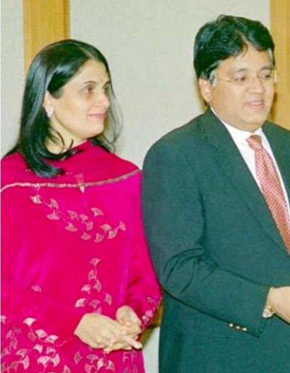 Kaveri Maran with her Husband Kalanithi Maran