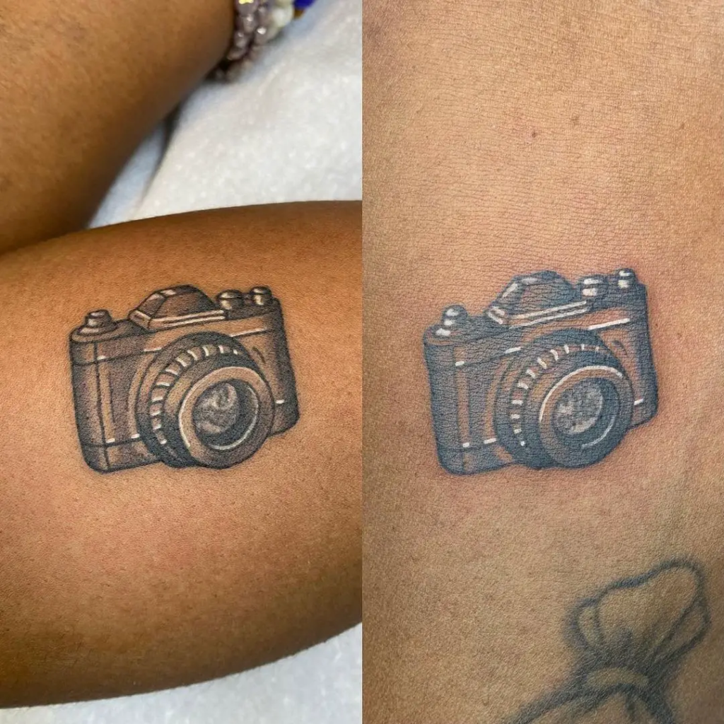 Camera Tattoos Father Daughter Tattoos