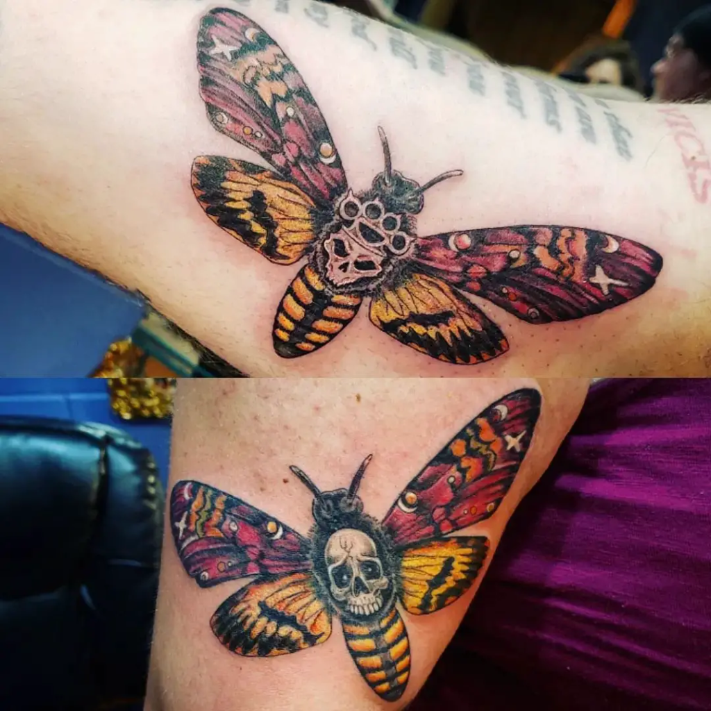Matching Butterflies Father Daughter Tattoos