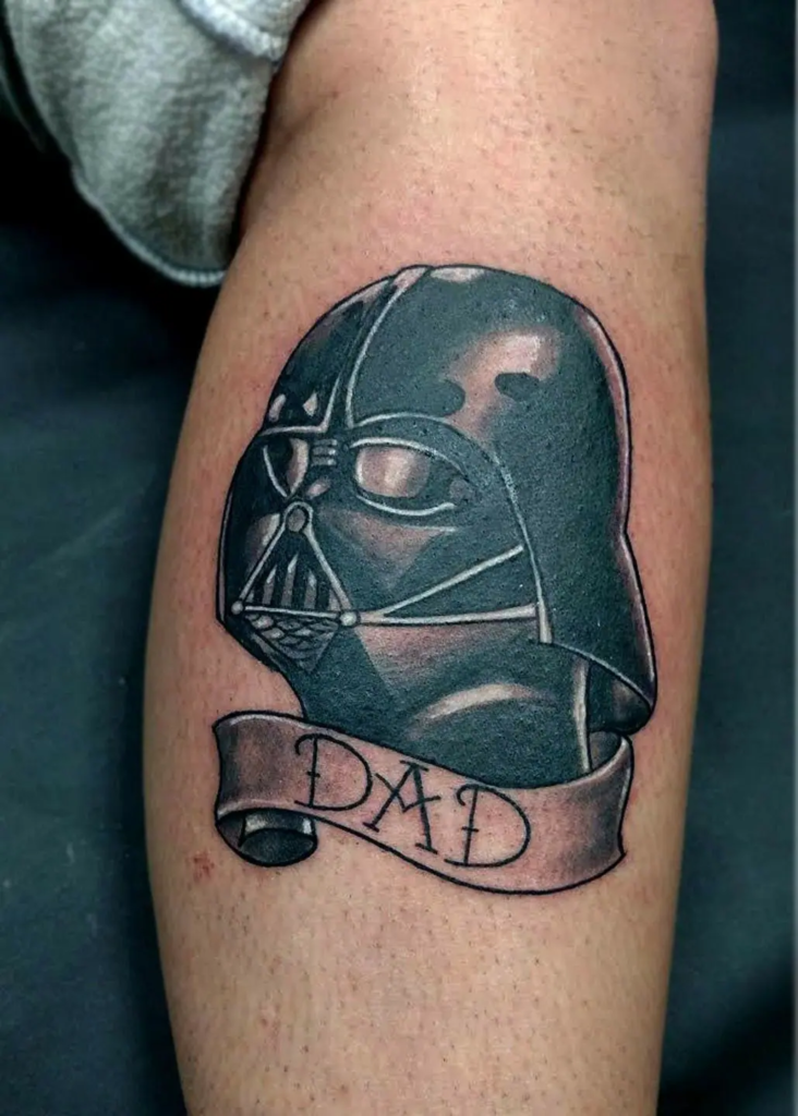 Darth Vadar Father Tattoos Design