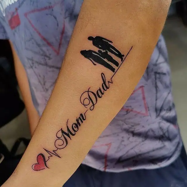 Sentimental Father Tattoos Design
