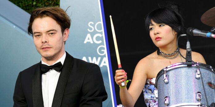 Akiko Matsuura and Charlie Heaton