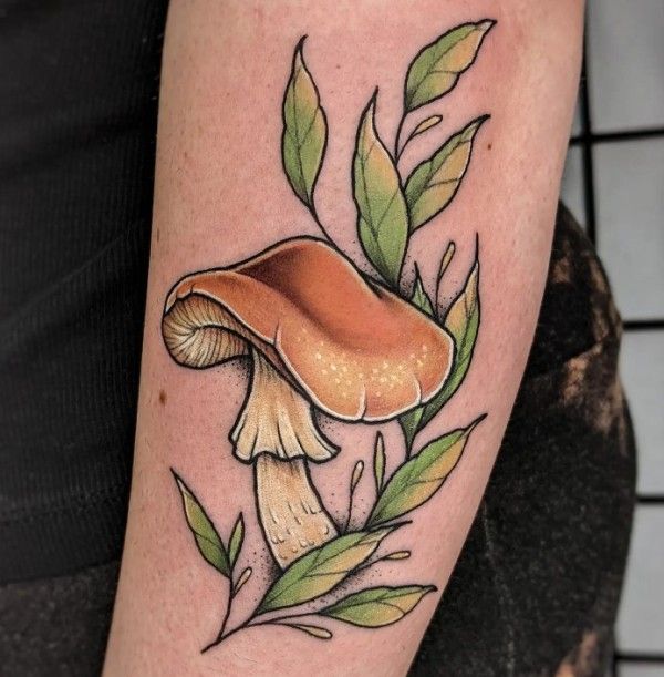 mushroom tattoo