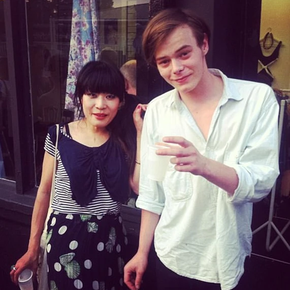 Archie Heaton's parents Akiko Matsuura and Charlie Heaton